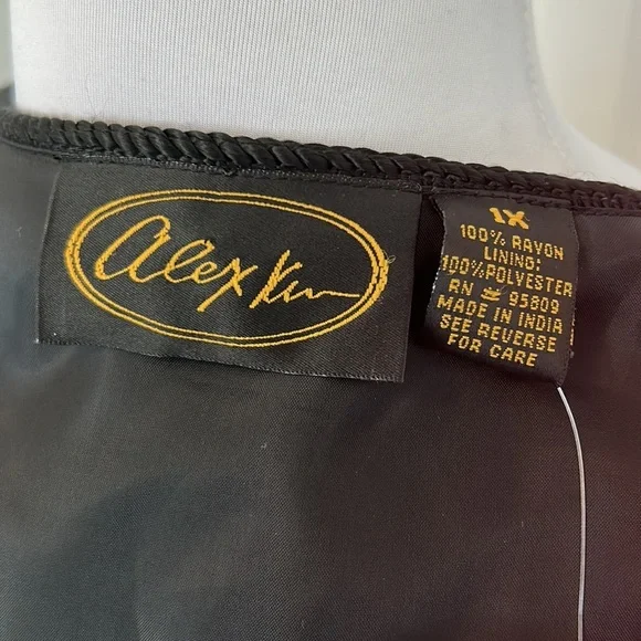 Alex Kim Purple Chenille Embroidered Jacket - Picture 9 of 11